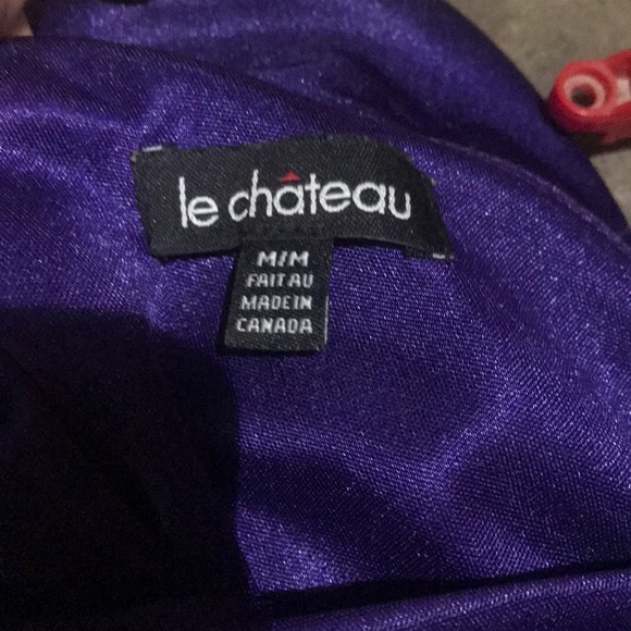 Bright purple one shoulder dress - Picture 4 of 4